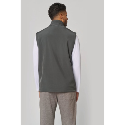 UNISEX detachable sleeves softshell jacket